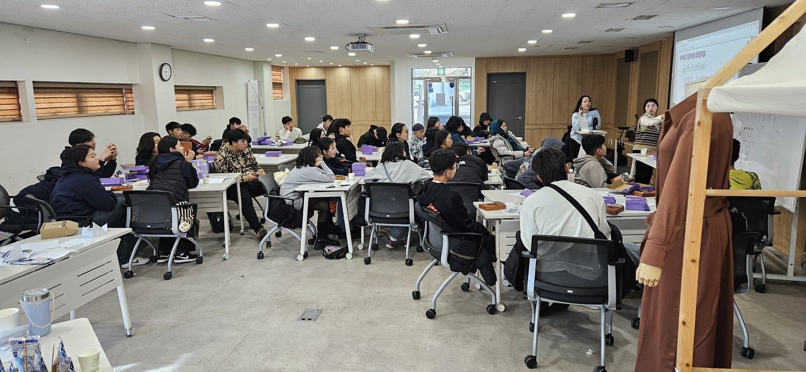 韓国語の授業
